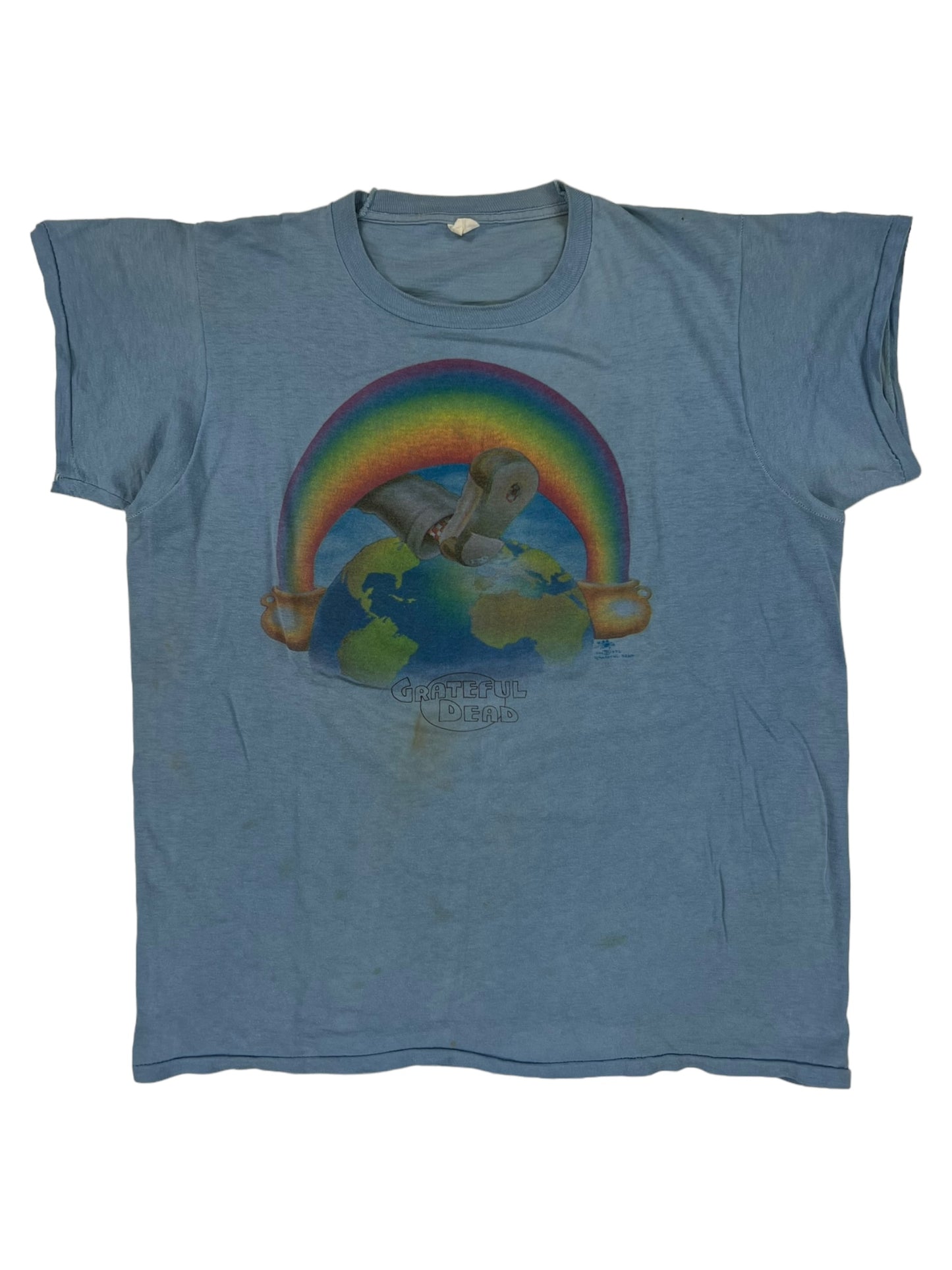 Vintage 1973 Grateful Dead Europe 72 Jester Stanley Mouse band tee (M)