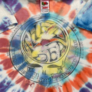 Vintage 2003 The Dead & Bob Dylan tie dye lot band tee (S/M)