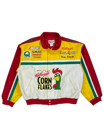 Vintage 90s Nascar Kellogg’s Corn Flakes Terry Labonte racing jacket (XL)