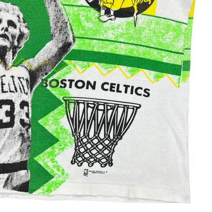 Vintage 90s Boston Celtics Larry Bird all over print tee (XL)