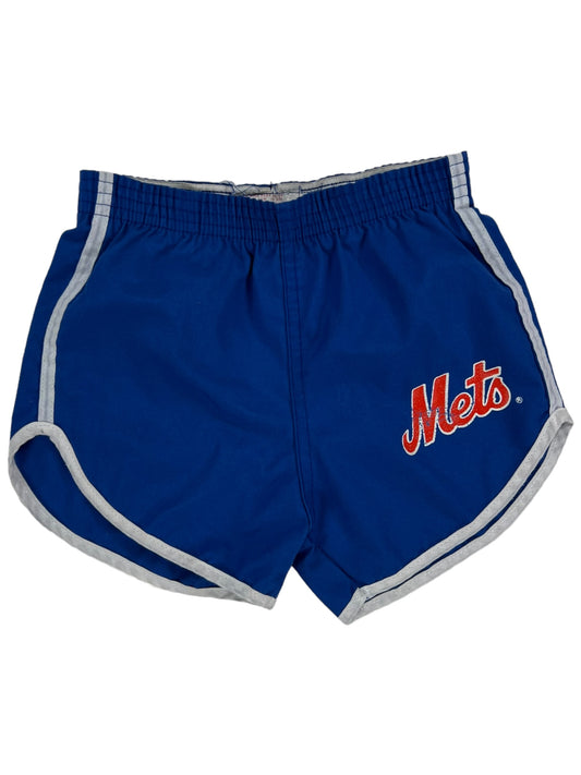 Vintage 80s New York Mets youth gym shorts (S)