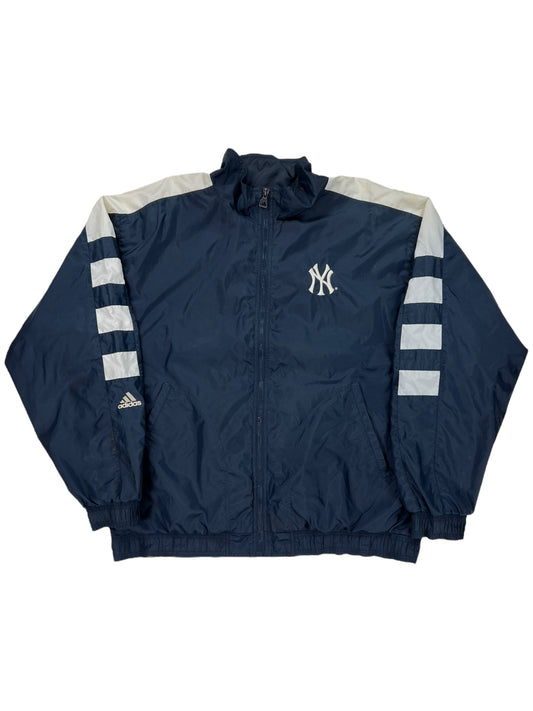 Vintage 90s Adidas New York Yankees windbreaker jacket (XL)