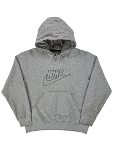 Vintage Y2K Nike swoosh logo grey hoodie (M)