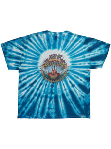Vintage 1998 Grateful Dead Let it Shine Turn on Your Love Light tie dye band tee (L)