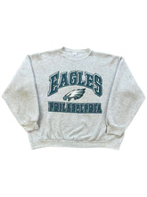 Load image into Gallery viewer, Vintage 90s Logo Athletic Philadelphia Eagles NFL crewneck (XL)