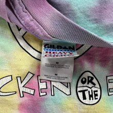 Load image into Gallery viewer, Vintage Y2K The Chicken or the Egg LBI tie dye tee (M)