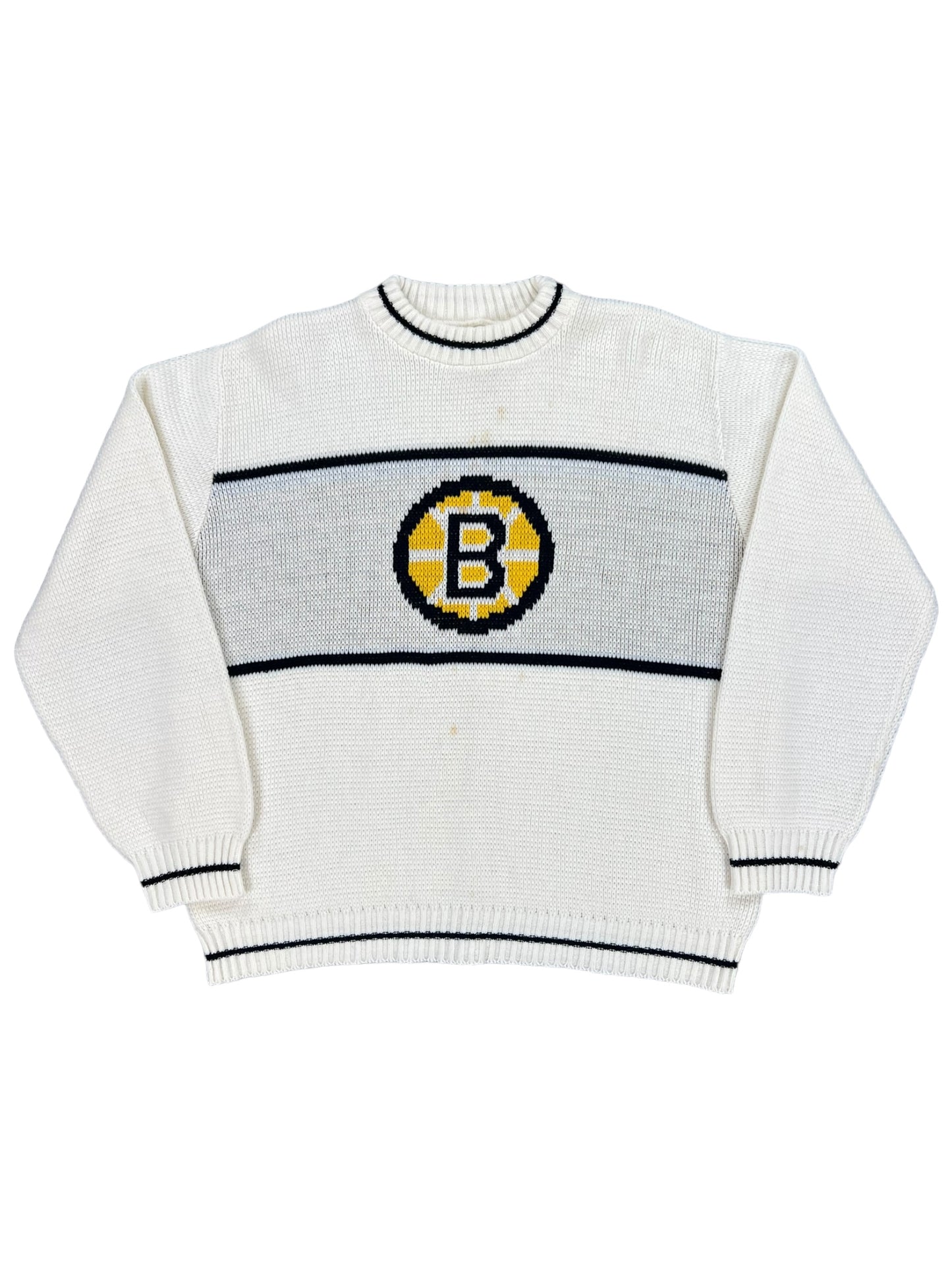 Vintage 80s Boston Bruins spool NHL sweater (XL)