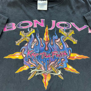 Vintage 1993 Brockum Bon Jovi Keep The Faith tour band tee (M/L)