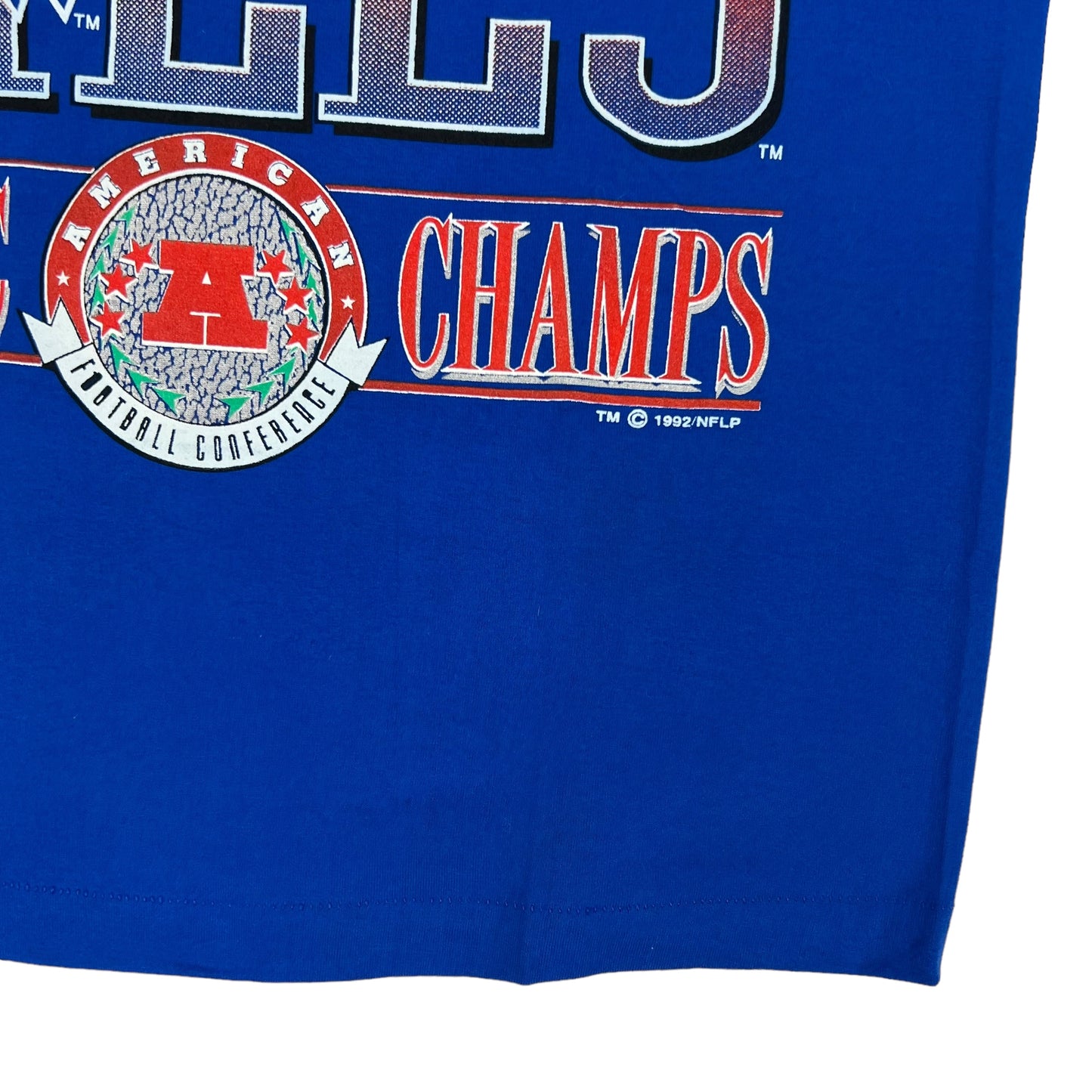 Vintage 1992 Buffalo Bills AFC champions tee (L) DS NWT