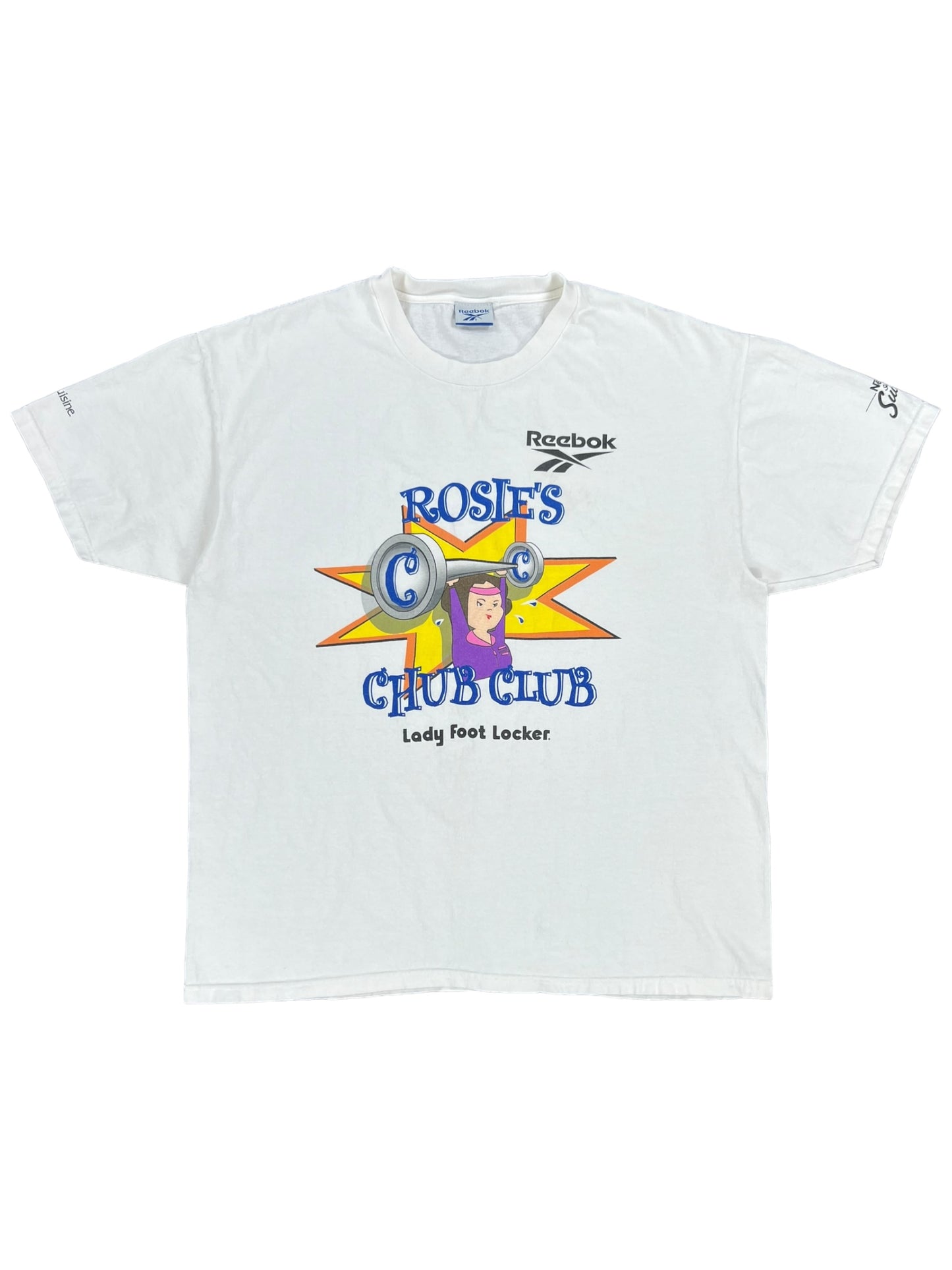 Vintage 90s Reebok Rosie O’Donnell’s Chub Club tee (XL)