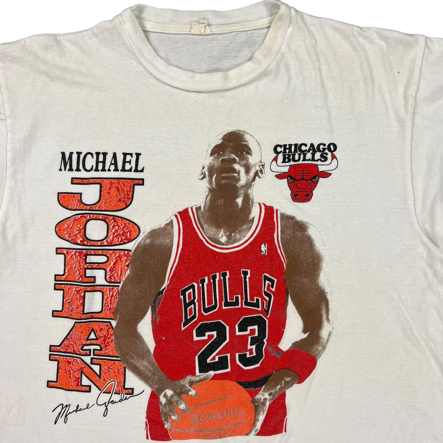 Vintage 90s Chicago Bulls Michael Jordan tee (L)