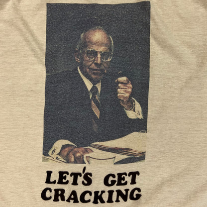 Vintage 80s Let’s Get Cracking pipe tee (S)