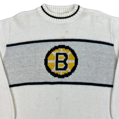 Vintage 80s Boston Bruins spool NHL sweater (XL)