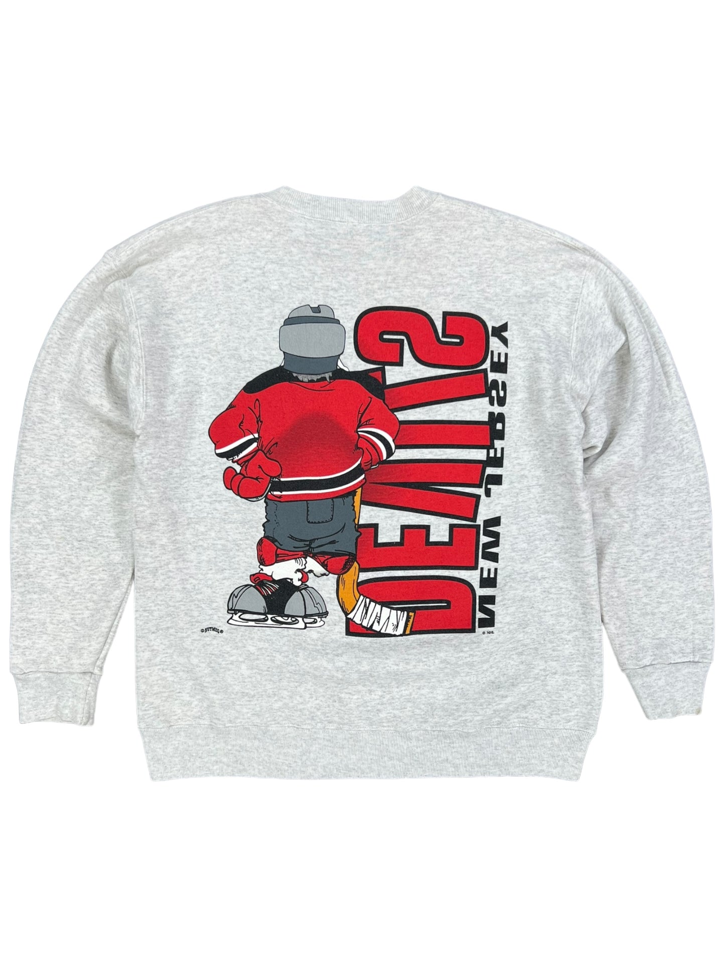 Vintage 90s Nutmeg New Jersey Devils break through crewneck (L)