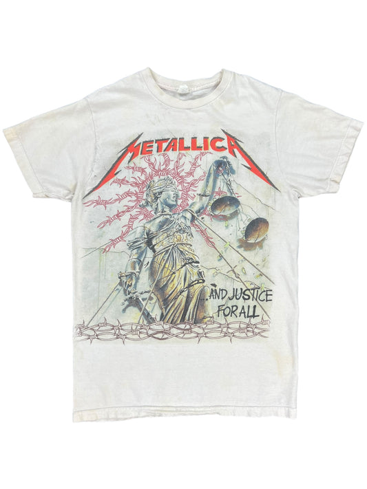 Vintage Y2K Metallica and Justice for all band tee (S)