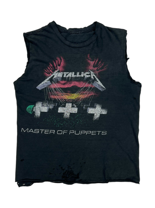 Vintage Y2K Metallica Master of puppets chopped band tee (M)