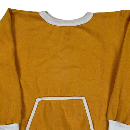 Vintage 70s yellow pocket crewneck (S)