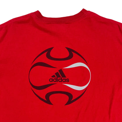 Vintage Y2K Adidas Los Angeles Futbol Club soccer tee (L)