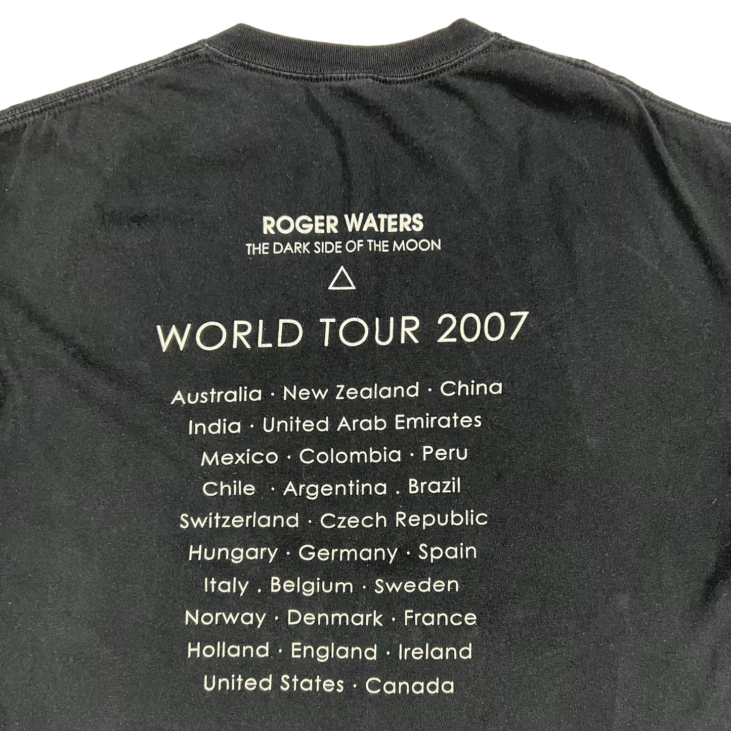 Vintage 2007 Roger Waters Dark Side of the Moon band tee (XL)