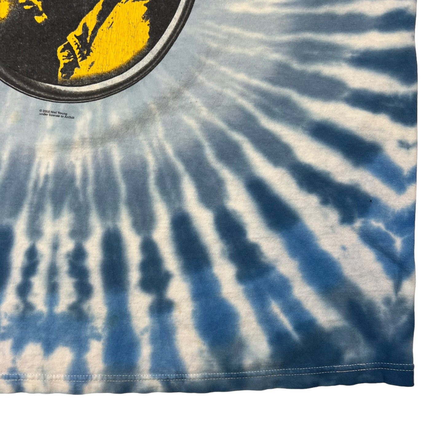 Vintage 2000 Neil Young Music in Head tour tie dye tee (XL)