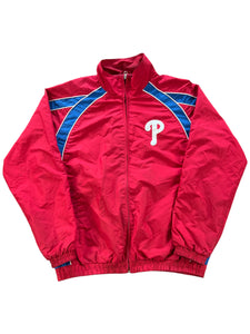 Vintage Y2K Majestic Philadelphia Phillies wind breaker jacket (L)