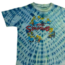 Load image into Gallery viewer, Vintage 90s The Simpsons cartoon tie dye tee (L)