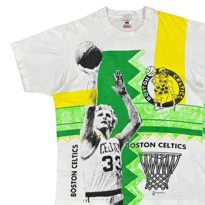 Vintage 90s Boston Celtics Larry Bird all over print tee (XL)