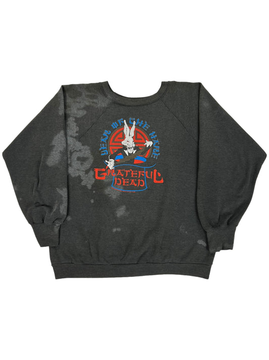 Vintage 1982 Grateful Dead Year of the Hare faded band crewneck (L)