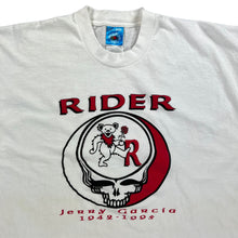 Load image into Gallery viewer, Vintage 1995 Rider University Grateful Dead Jerry Garcia memorial tee (XL)