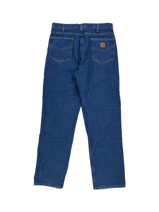 Vintage Y2K Carhartt lined denim blue jeans (34x34)