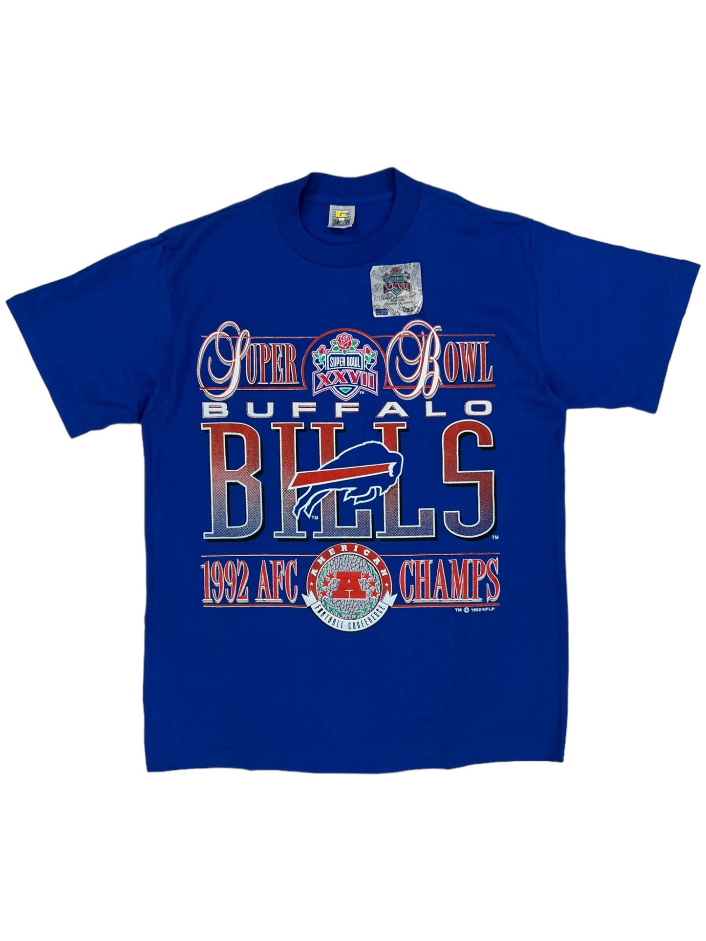 Vintage 1992 Buffalo Bills AFC champions tee (L) DS NWT