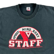 Load image into Gallery viewer, Vintage 90s Fruit of the Loom YMCA Staff Mind Body Spirit Springfield College tee (XL)