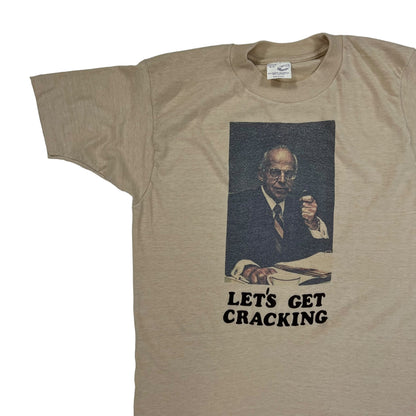 Vintage 80s Let’s Get Cracking pipe tee (S)