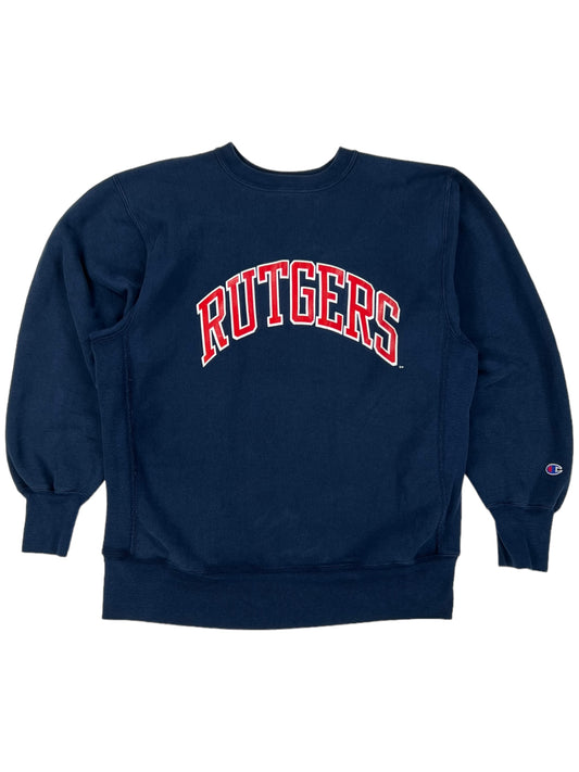 Vintage 90s Champion Reverse Weave Rutgers University Crewneck (XL)