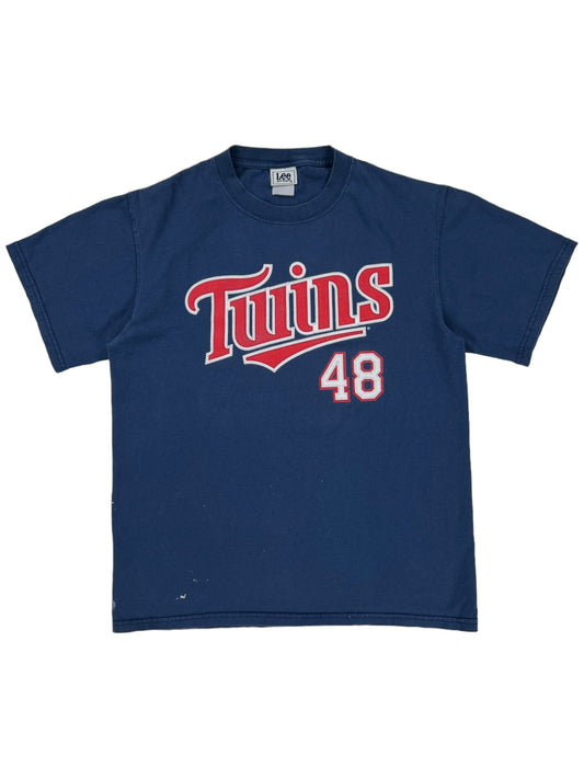 Vintage 2005 Minnesota Twins Torii Hunter jersey tee (L)