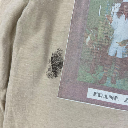 Vintage 70s Frank Zappa iron on long sleeve tee (S)