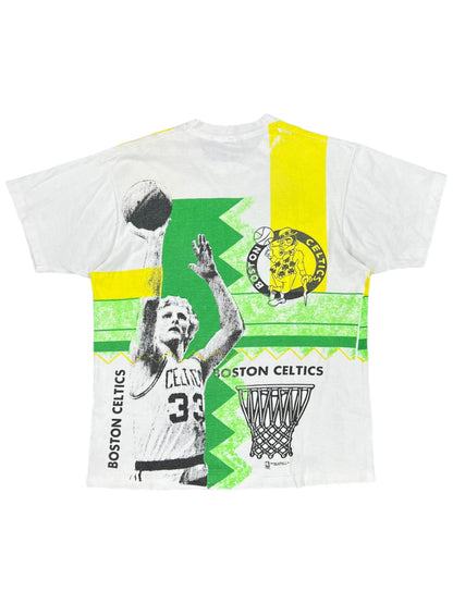 Vintage 90s Boston Celtics Larry Bird all over print tee (XL)