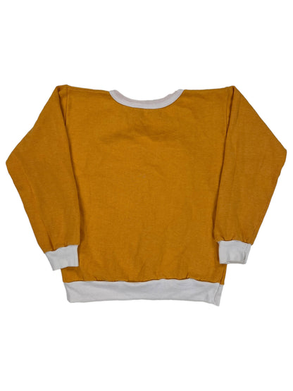 Vintage 70s yellow pocket crewneck (S)