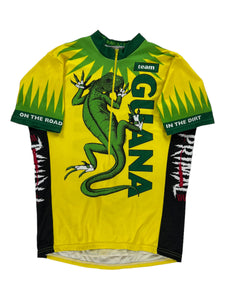 Vintage 90s Primal Wear Team Iguana cycling jersey (L)