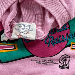 Vintage 1988 California Raisins Raisin Board pink tee (M/L)