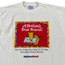 Load image into Gallery viewer, Vintage 90s student debt nationsbank student banking graphic tee (XL)