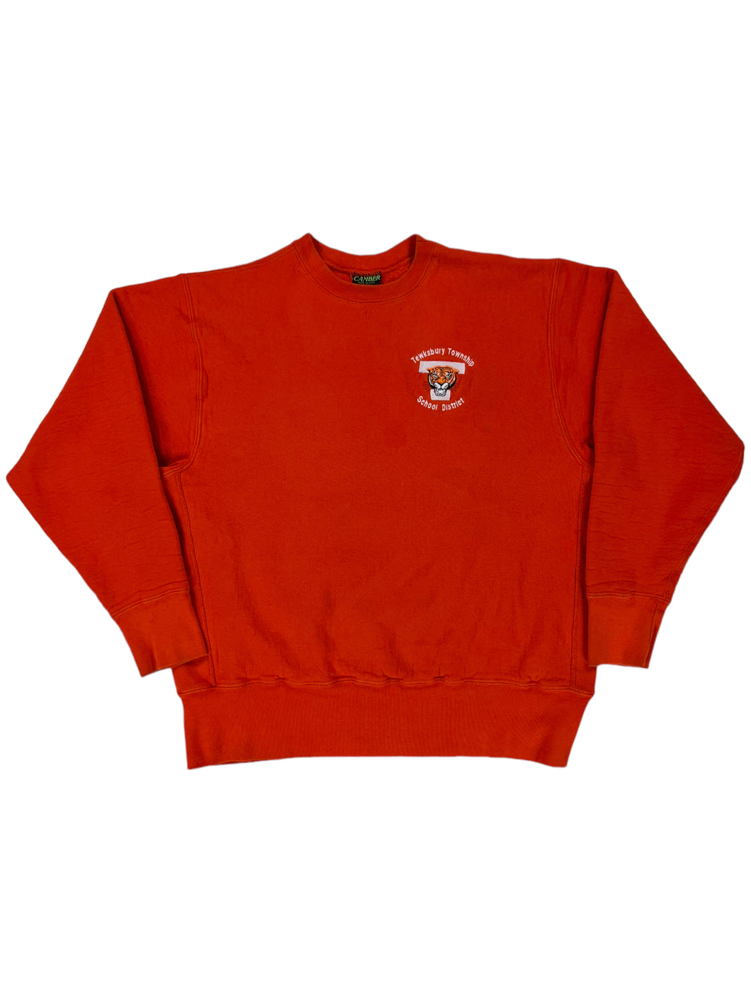 Vintage 80s Camber Tewksbury Township School district heavyweight crewneck (XL)