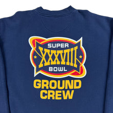 Load image into Gallery viewer, Vintage 2004 Reebok NFL Super Bowl XXXVII GROUND CREW crewneck (XL)