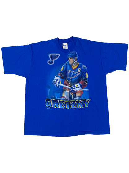 Vintage 1996 St Louis Blues Wayne Gretzky pro player tee (XXL)