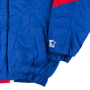 Vintage 90s Starter New York Giants hoodie puffer jacket (L/XL)
