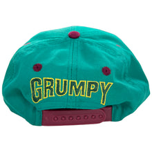 Load image into Gallery viewer, Vintage 90s Disney Grumpy block head YOUTH SnapBack hat