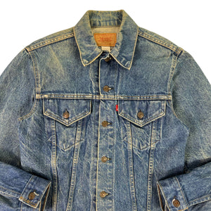 Vintage 80s Levi’s 70505 0213 WPL 423 faded denim jean jacket (36)