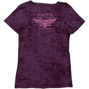 Y2K Harley Davidson Motorcycles women’s V-neck biker tee (L)