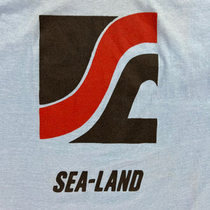 Vintage 80s Screen Stars Sea-Land shipping promo tee (M/L)