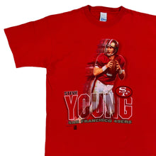 Load image into Gallery viewer, Vintage 1995 Salem San Francisco 49ers Steve Young player tee (XL)
